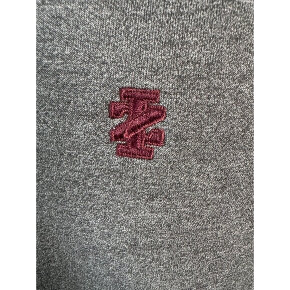 Izod Advantage Performance Stretch Grey Quarter-Zip Pullover Sweatshirt XL - Picture 3 of 16